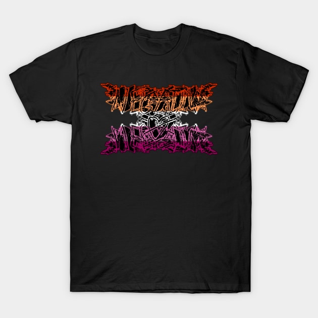 Negative Øhio Logo - Brutal Lesbian Pride T-Shirt by Negative Øhio Merch